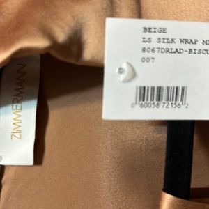 ZIMMERMAN Wrap Mini Dress US:6